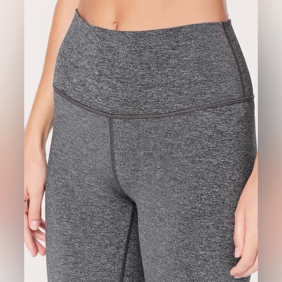 Lululemon Wunder Under High Rise Crop Luxtreme 22” Leggings in Black Grey 6 - Picture 4 of 14